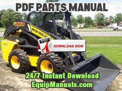 new holland l223 skid steer manual|new holland l225 parts.